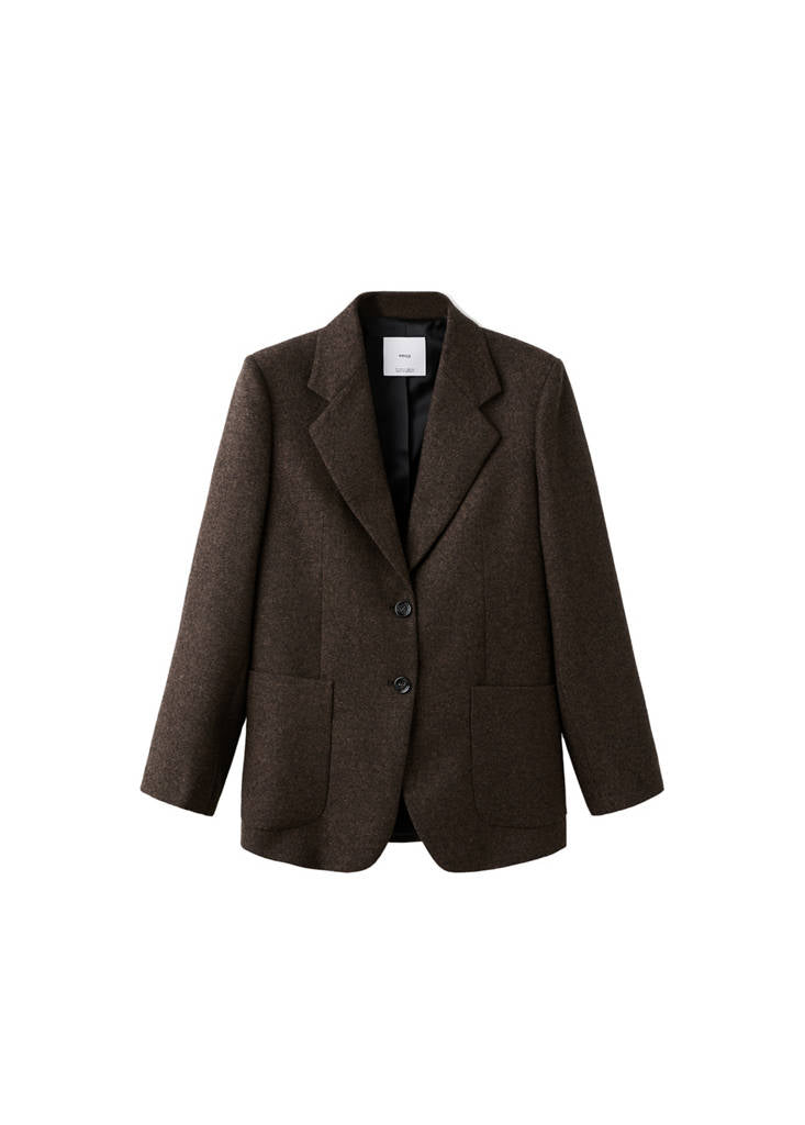 Blazer Costume Laine Jaspée