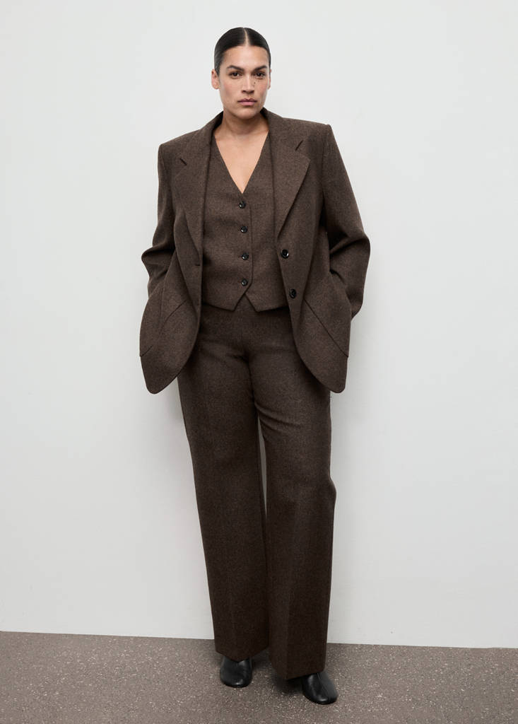 Blazer Costume Laine Jaspée