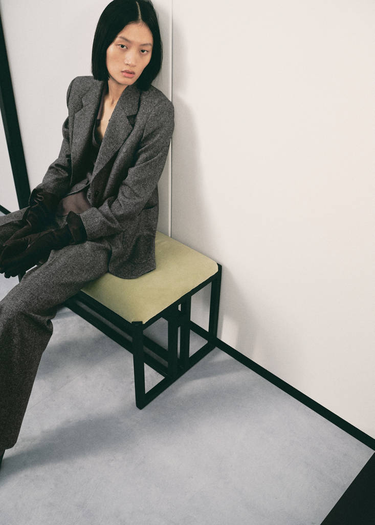Blazer Costume Laine Jaspée