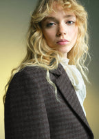 Blazer En Laine Micro Pied-De-Poule
