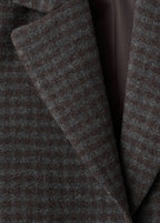 Blazer En Laine Micro Pied-De-Poule