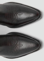 Bottine Bout En Cuir
