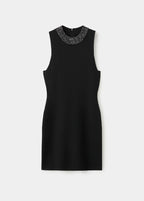 Robe En Maille Col Paillettes
