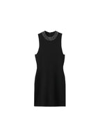 Robe En Maille Col Paillettes