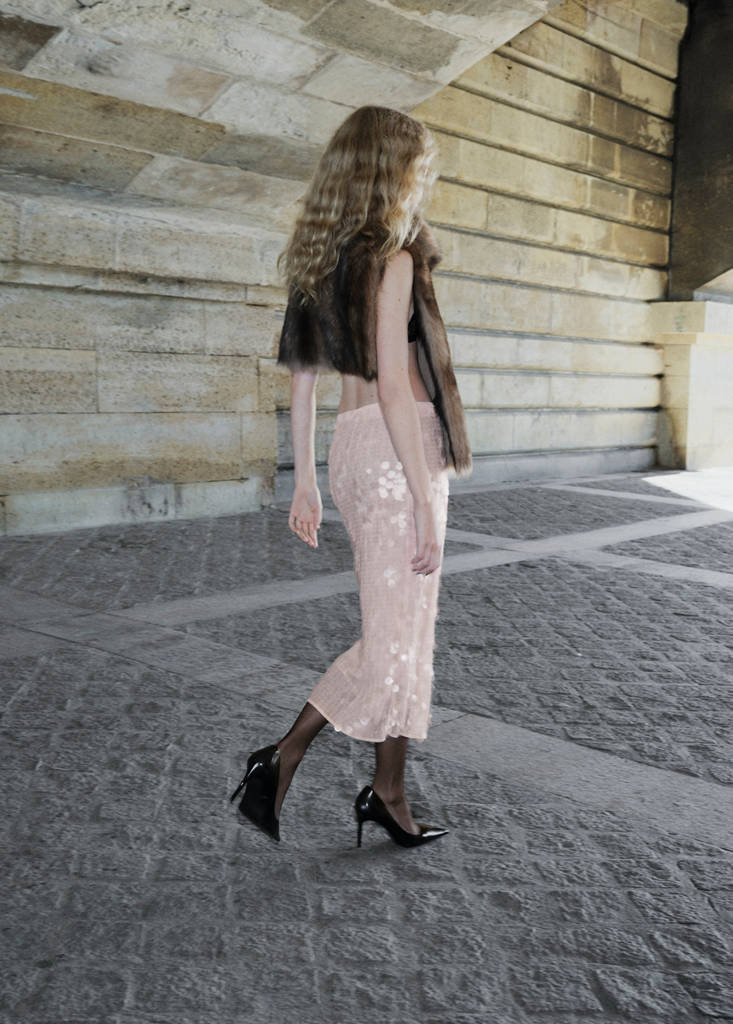 Jupe Midi Sequins