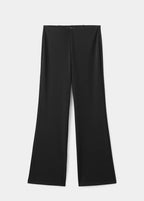 Pantalon En Maille Fine À Taille Élastique