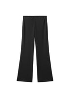 Pantalon En Maille Fine À Taille Élastique