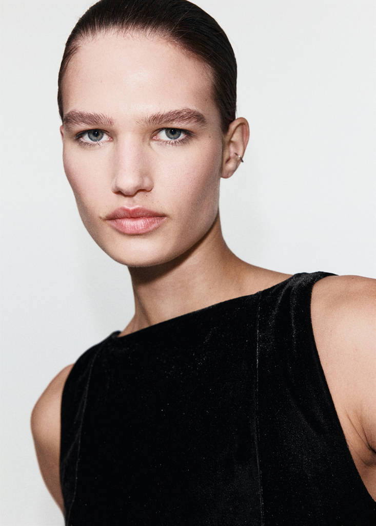 Robe Velours Cintrée