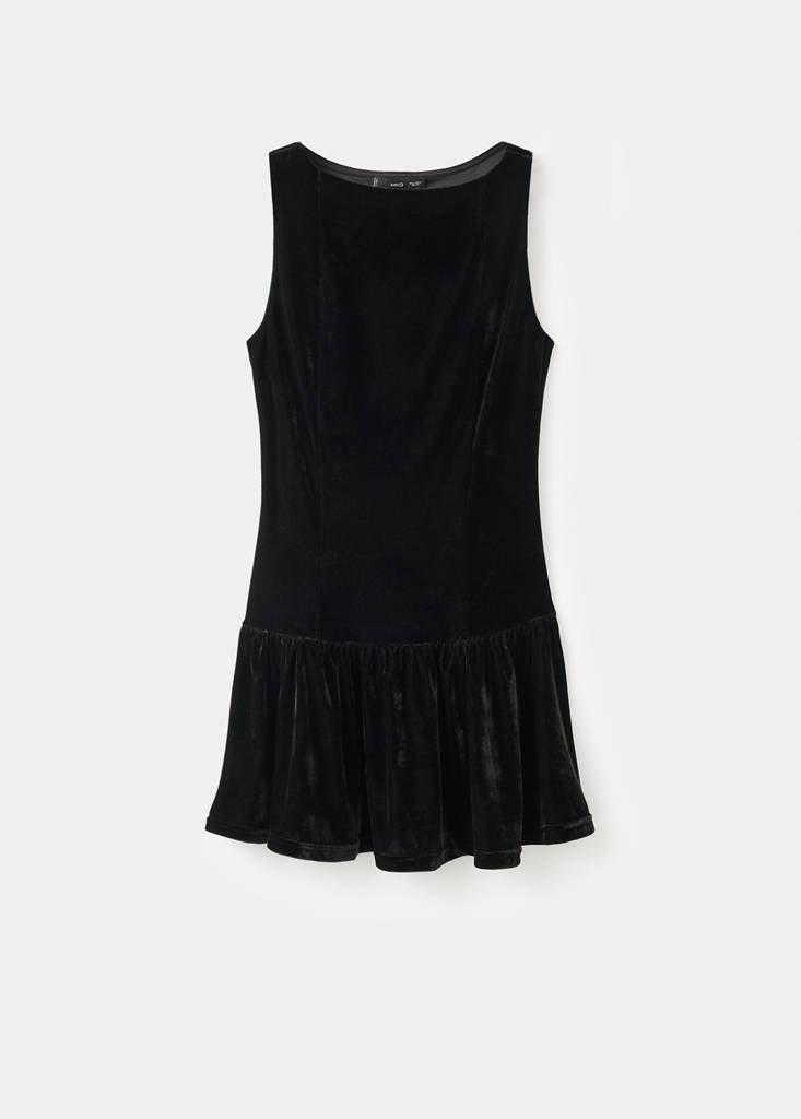 Robe Velours Cintrée