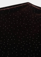 T-Shirt Velours Brillant Asymétrique