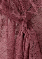 Blouse En Dentelle Col À Rabats