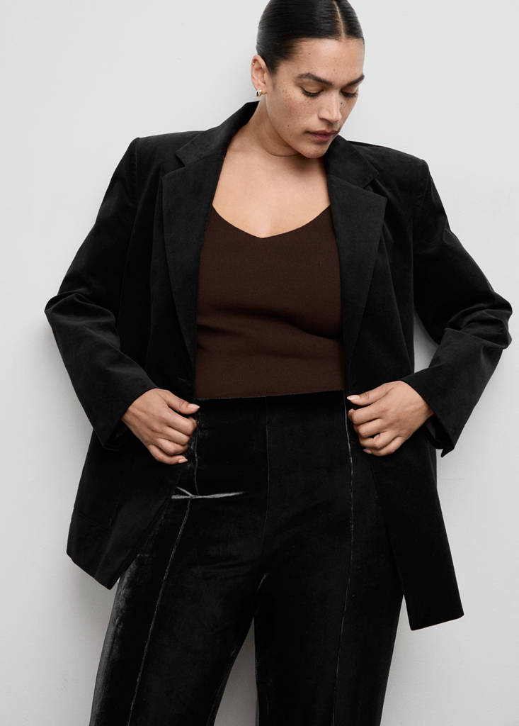 Pantalon Velours Coutures