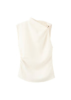 Blouse Asymétrique Détail Métallique