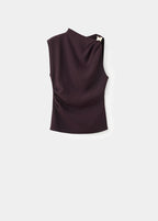 Blouse Asymétrique Détail Métallique