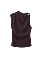 Blouse Asymétrique Détail Métallique