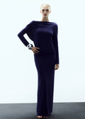 Robe En Maille Fine Dos Nu