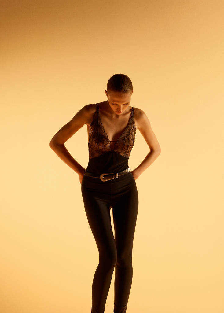 Body Combiné À Dentelle