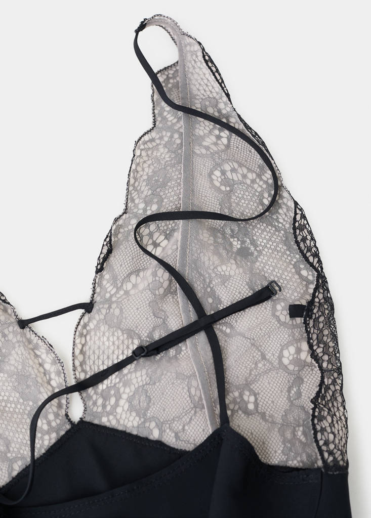 Body Combiné À Dentelle