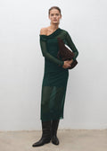 Robe Asymétrique Semi-Transparente