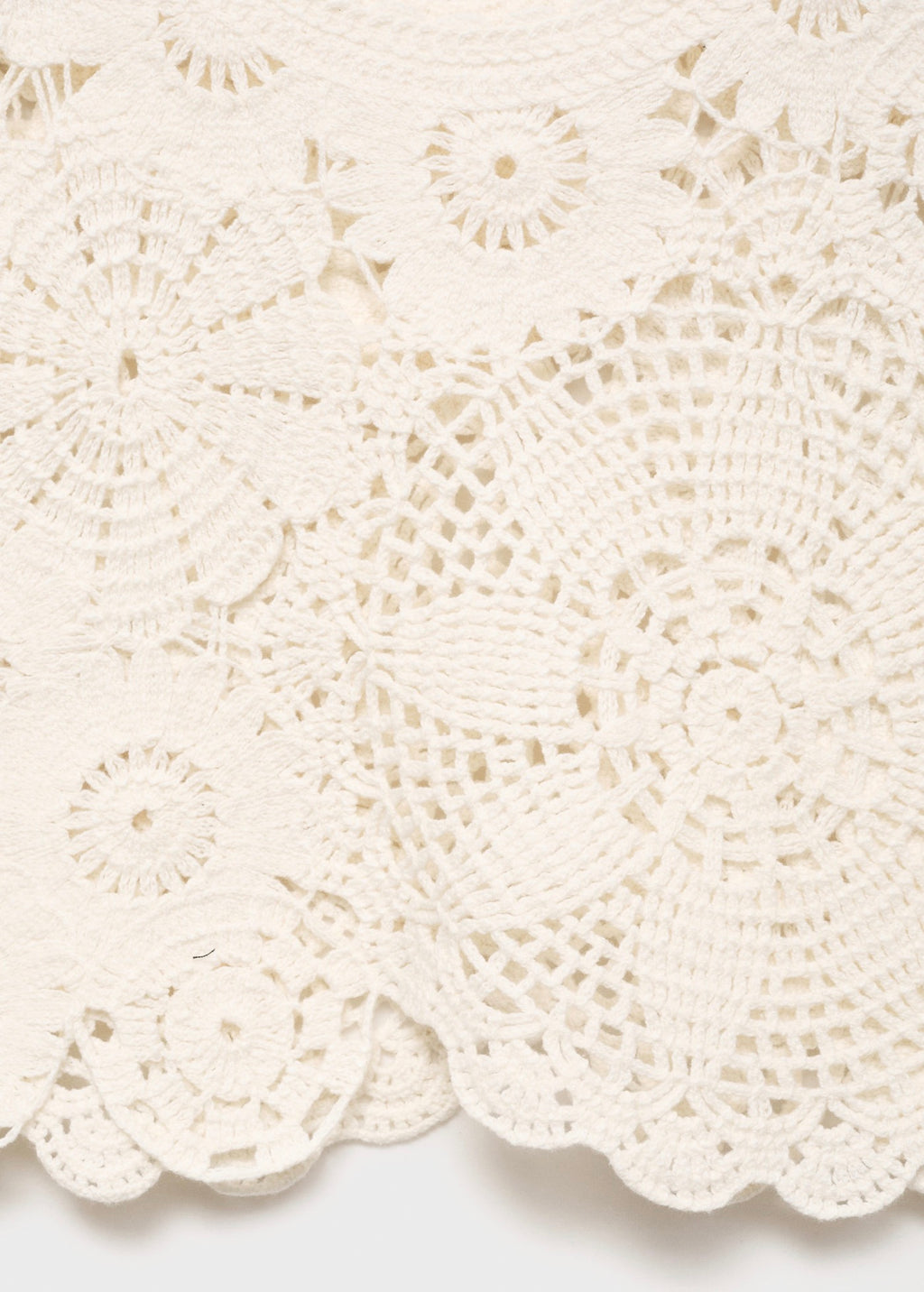 Top Crochet Fleurs