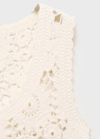 Top Crochet Fleurs