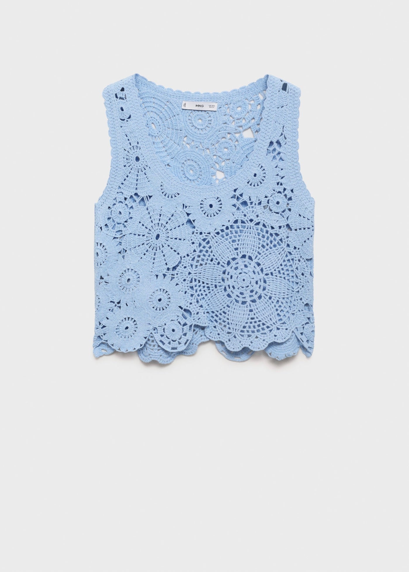Top Crochet Fleurs