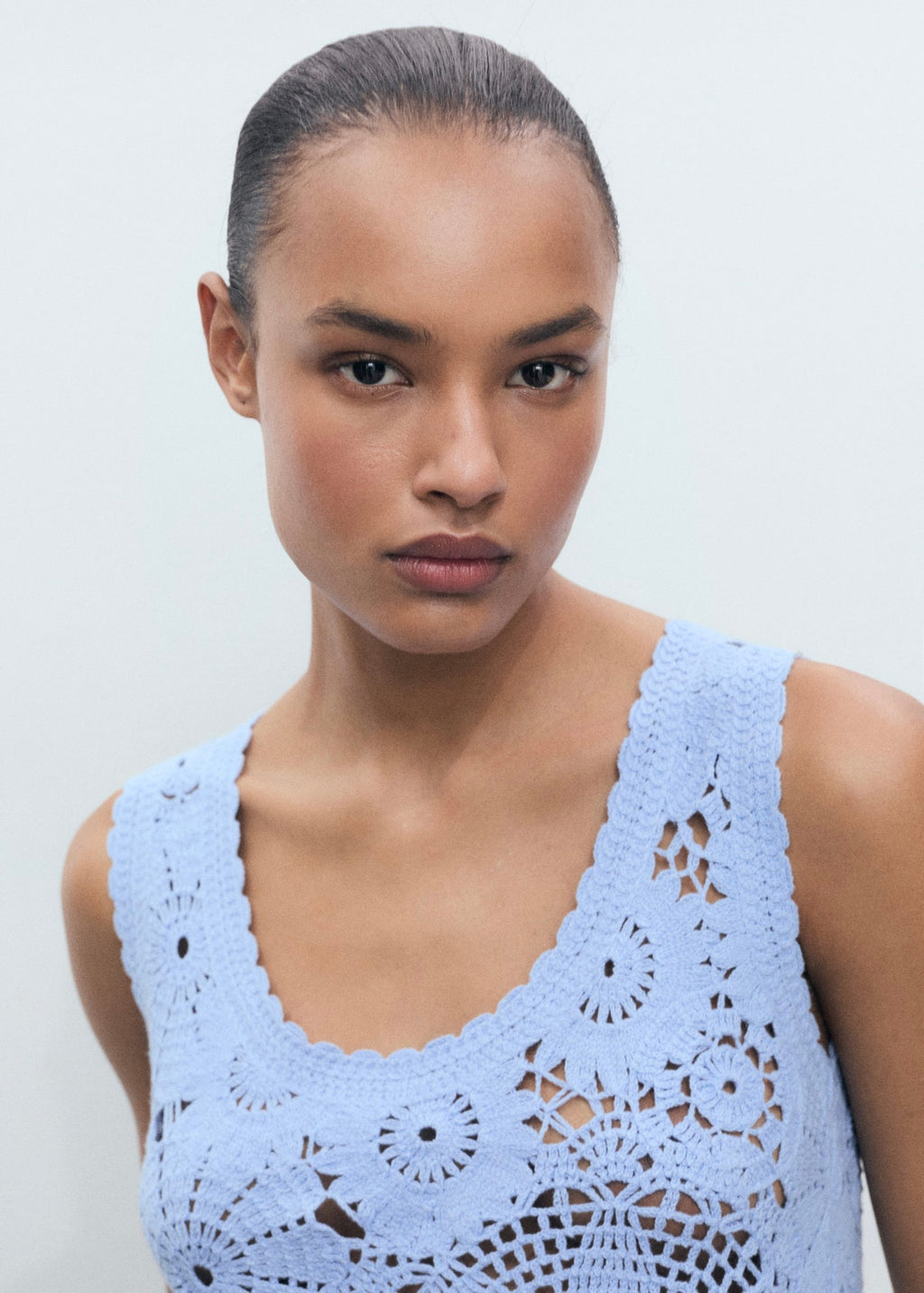 Top Crochet Fleurs