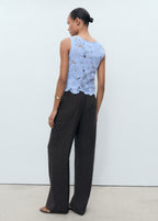 Top Crochet Fleurs