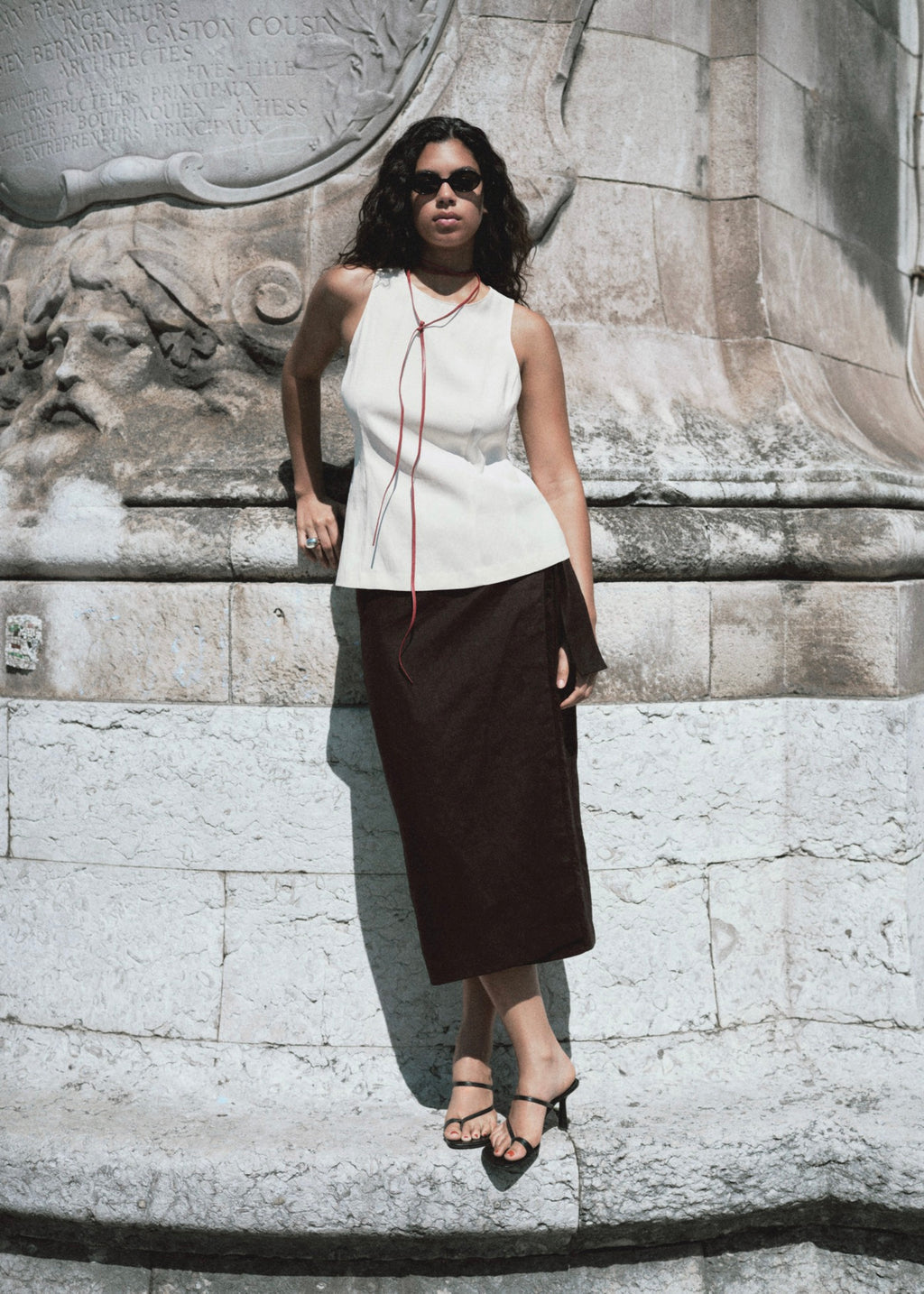 Blouse Emmanchures Américaines Ajustée