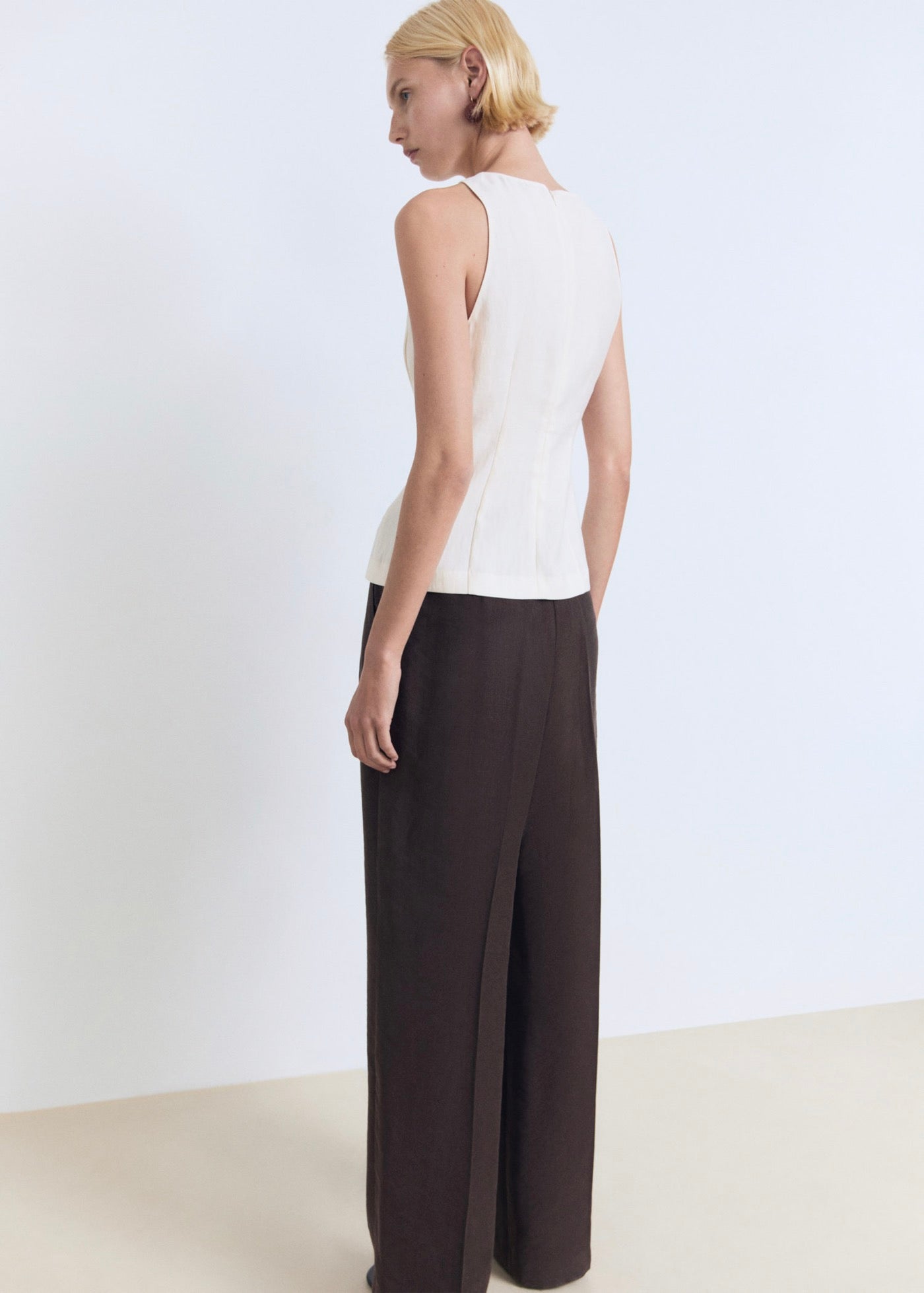 Blouse Emmanchures Américaines Ajustée