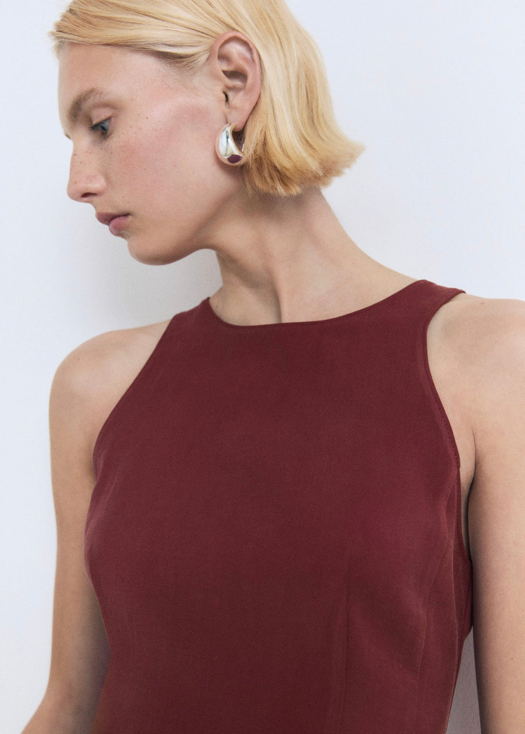 Blouse Emmanchures Américaines Ajustée