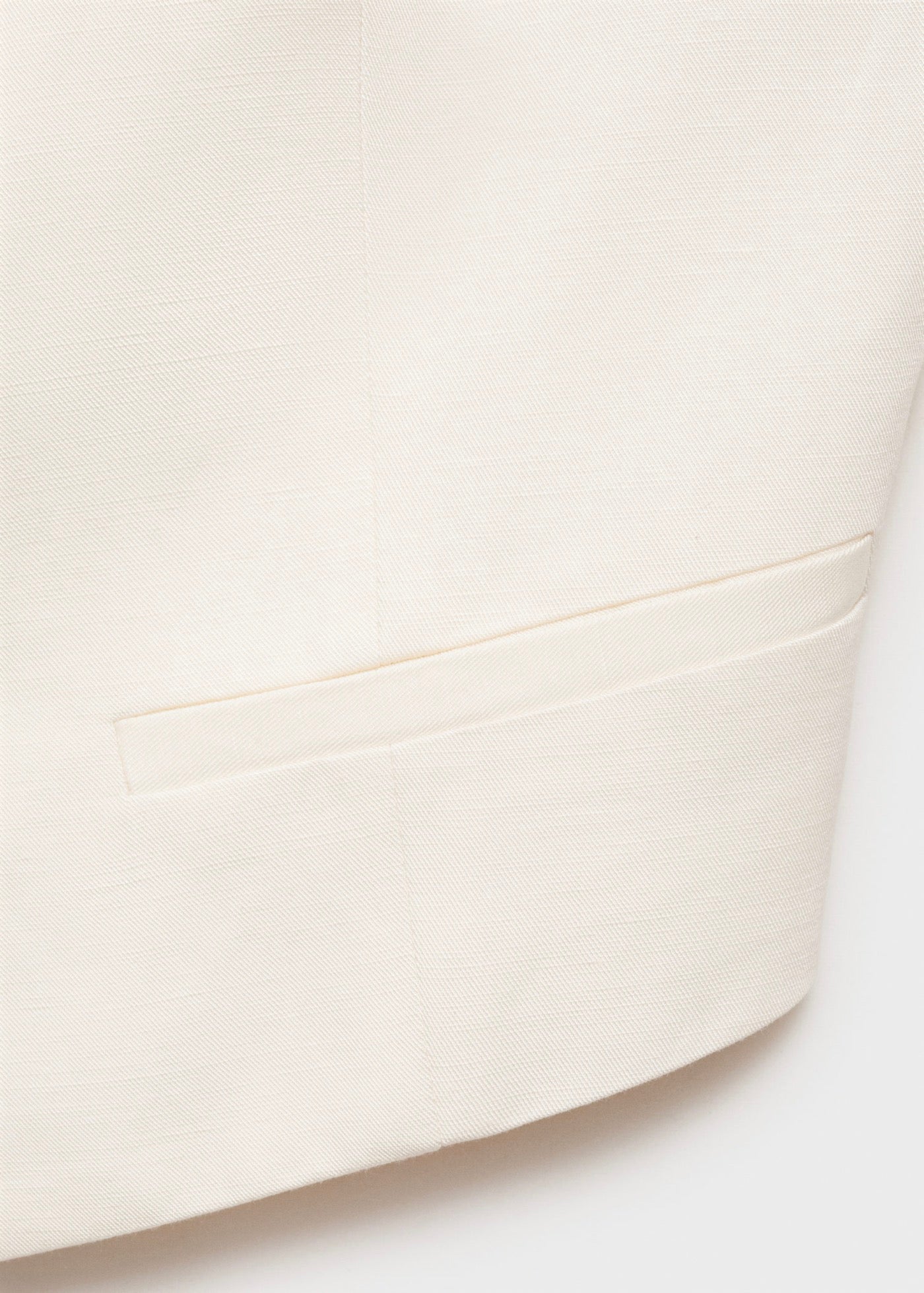 Gilet De Costume Lin Mélangé
