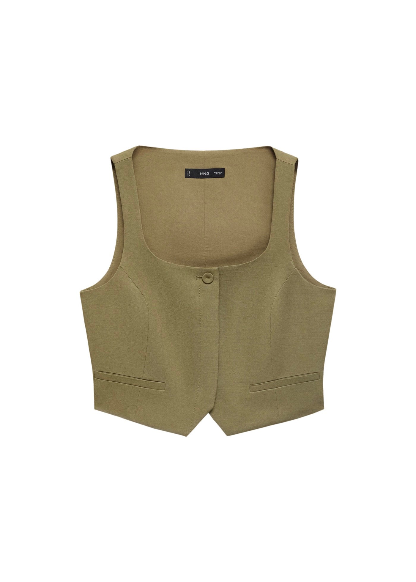 Gilet De Costume Lin Mélangé