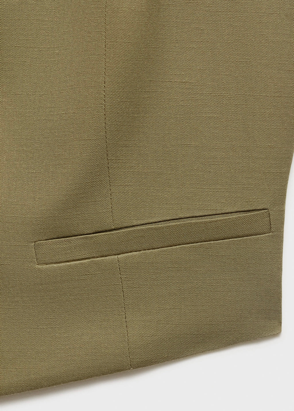 Gilet De Costume Lin Mélangé
