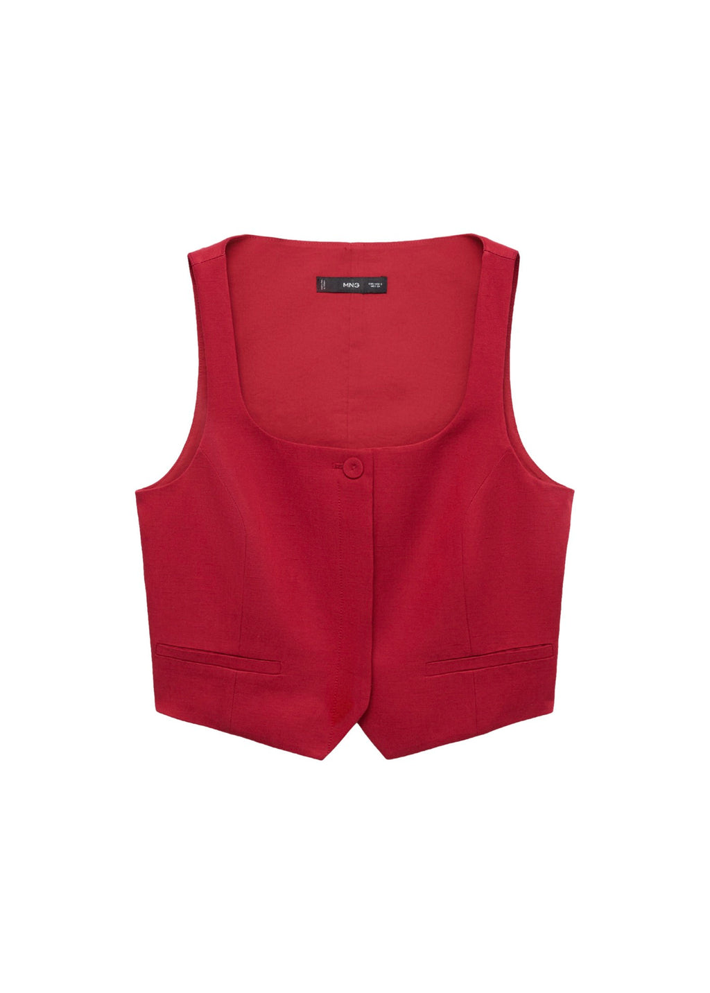 Gilet De Costume Lin Mélangé