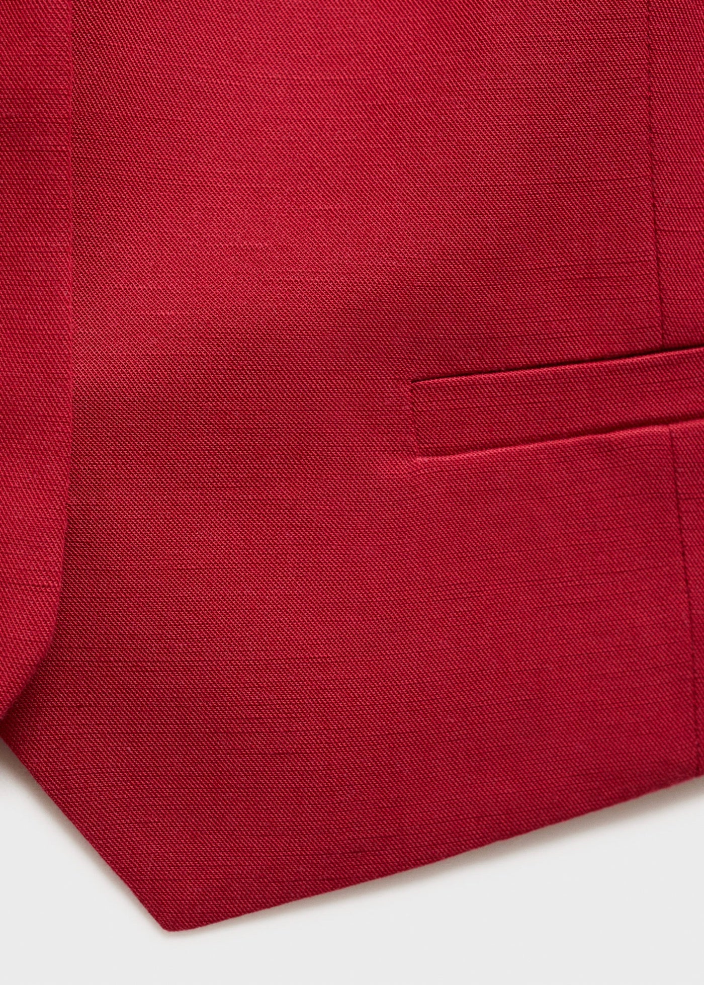 Gilet De Costume Lin Mélangé