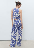 Pantalon Lin Mélange Imprimé