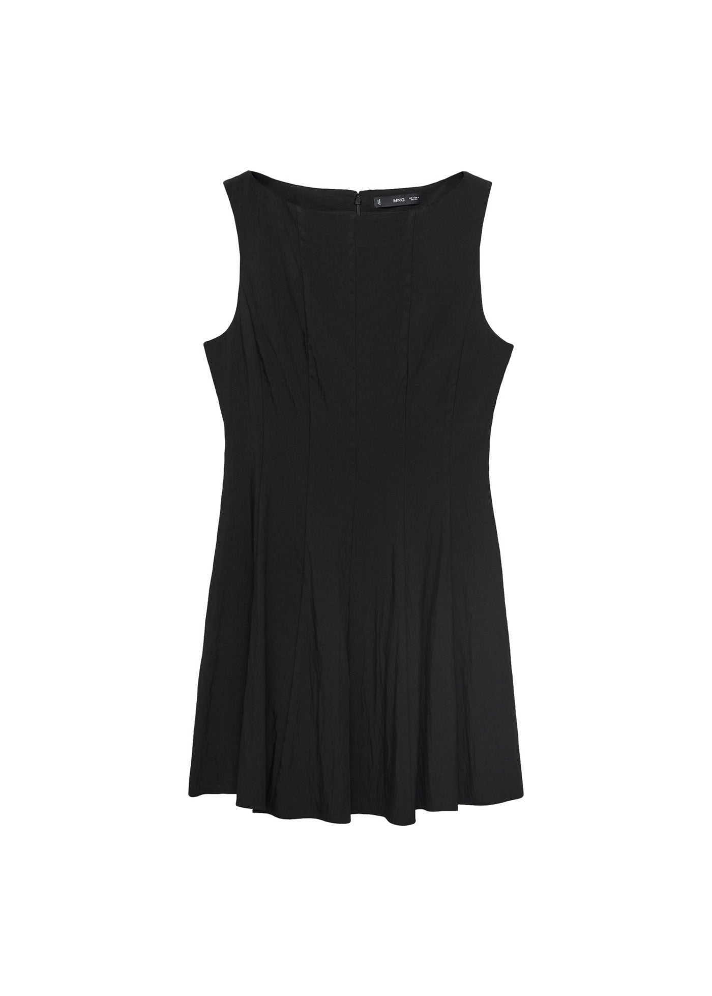 Robe Col Bateau À Plis Plats