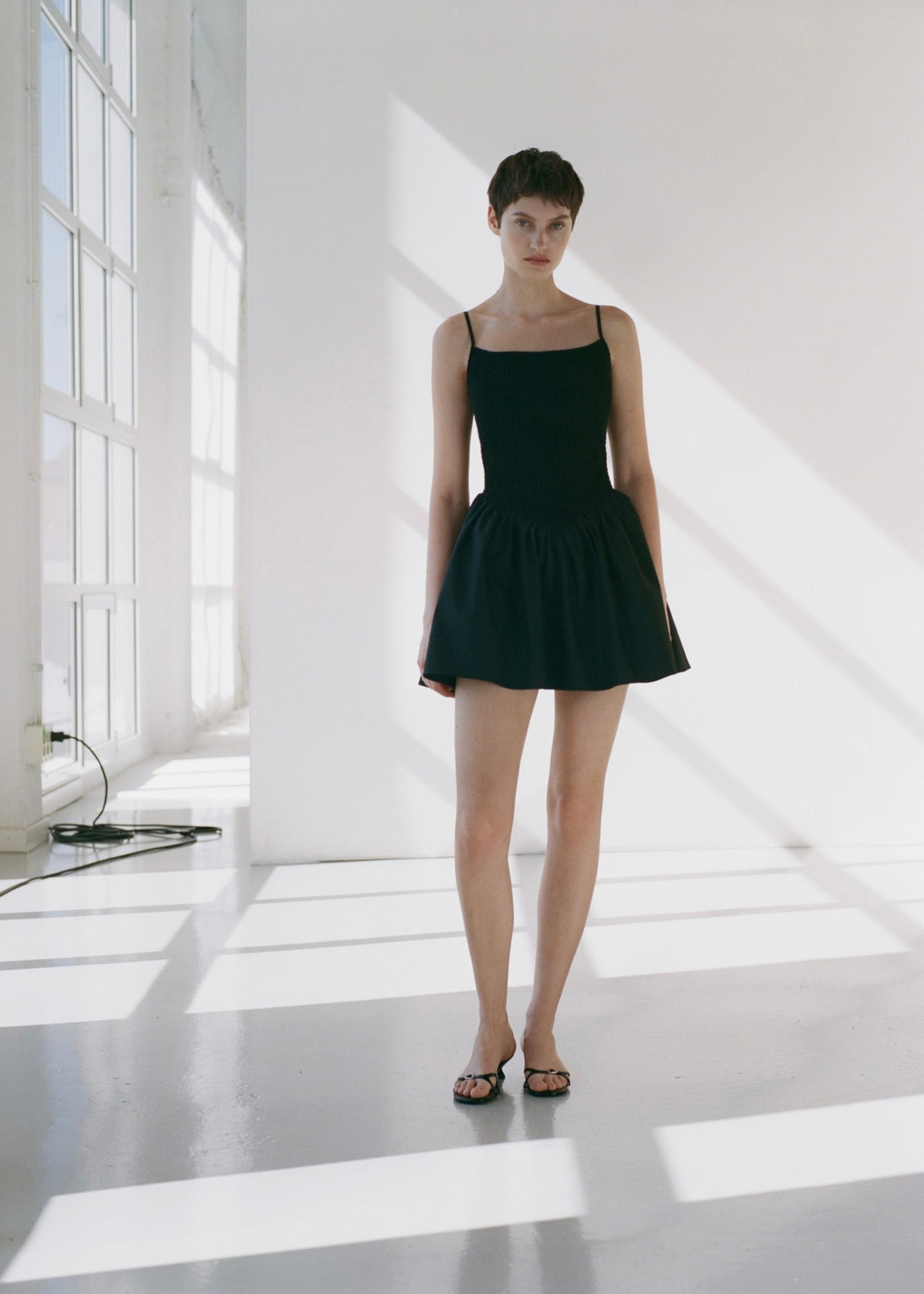 Robe Combinée À Fronces