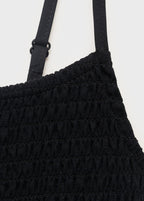 Robe Combinée À Fronces