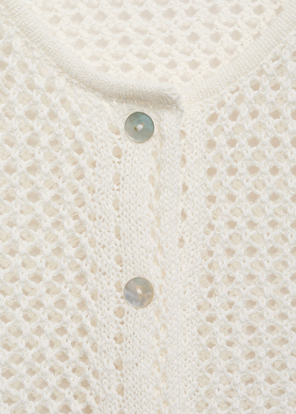 Cardigan Crochet Boutons
