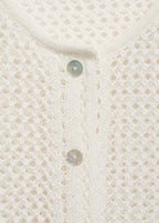 Cardigan Crochet Boutons