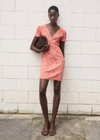 Robe Imprimée Col En V