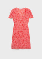 Robe Imprimée Col En V