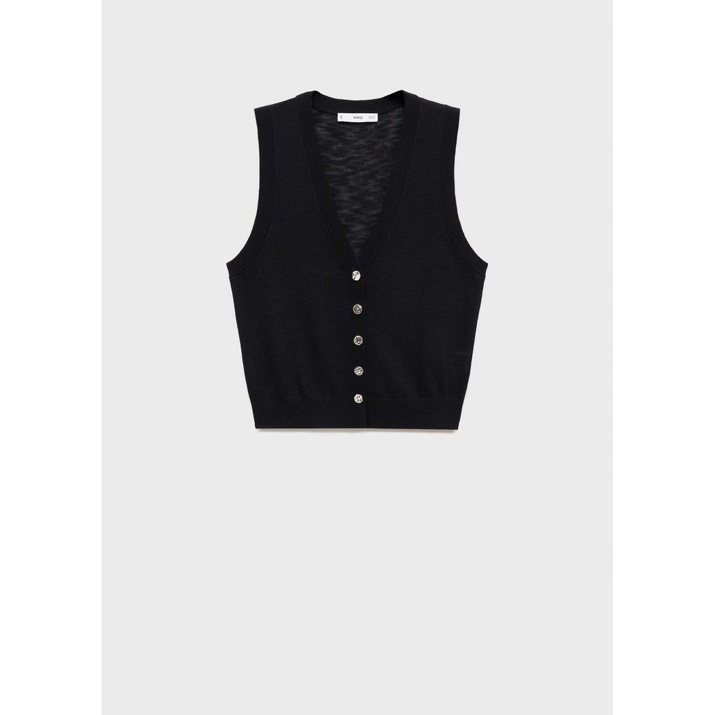 Gilet Maille Fine Boutons