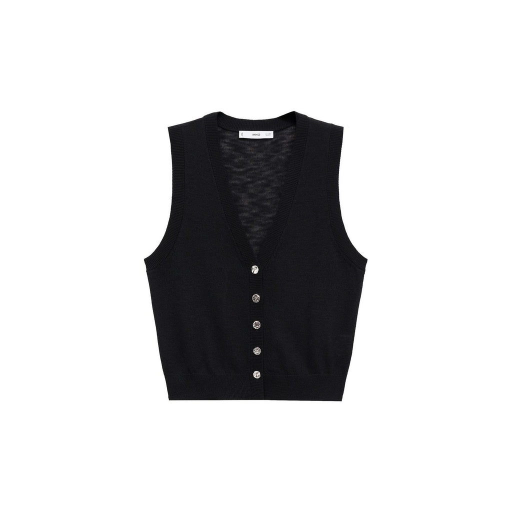 Gilet Maille Fine Boutons