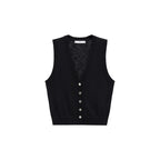 Gilet Maille Fine Boutons