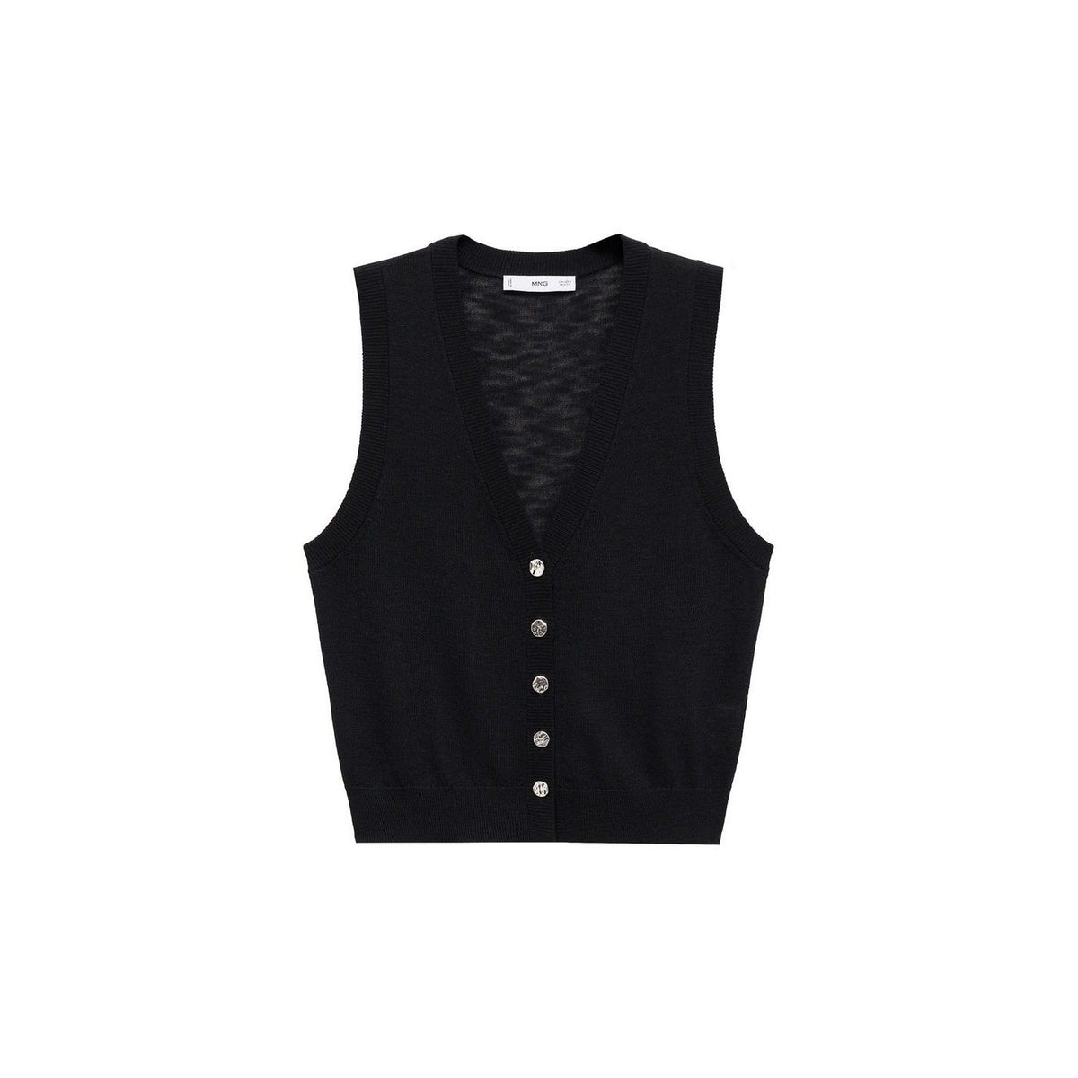 Gilet Maille Fine Boutons
