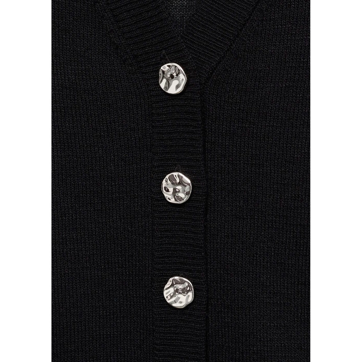 Gilet Maille Fine Boutons