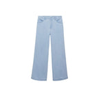 Pantalon Denim Wideleg Taille Normale